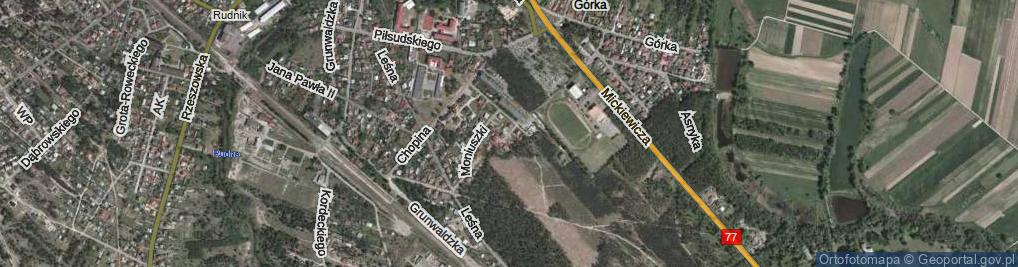 Zdjęcie satelitarne Szymanowskiego Karola ul.